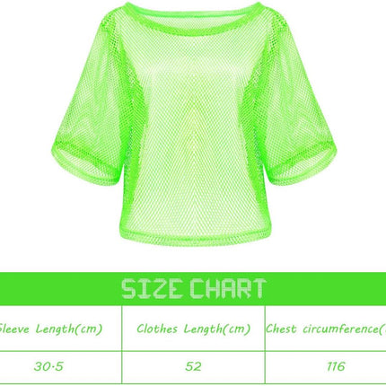 80s Neon Party Clothes Costume Accessories Set, 1980s Retro Theme Party Decoration Outfit for Women Girls B 1PCS.