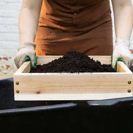 Garden sieve, soil sieve, mesh, ground stone, sand sieve, garden tool for sifting compost, dirt, soil, leaves, live.