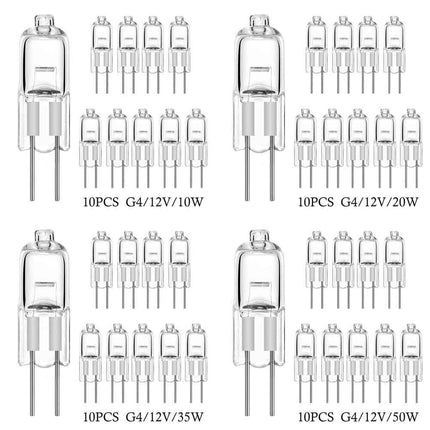 10 pcs Halogen Bulbs Capsule Lamps Lamps Lights G4-12V-35W.