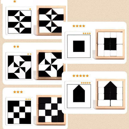 Hidden Block Puzzle Puzzle Toys Wooden Puzzle C.
