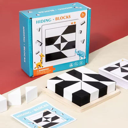 Hidden Block Puzzle Puzzle Toys Wooden Puzzle C.