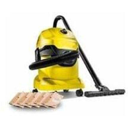 Karcher WD3 Vacuum Cleaner Bags, 5-pack straight vacuum cleaner bags for Karcher WD3, WD 3 Premium, WD3200, WD3500P, A2204, A2204, A2534, SE4001...