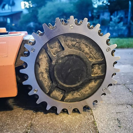 premium stainless steel spikes for Worx S/m model, 2 x stainless steel screw spikes Traction Enhancer, robotic lawnmower Wheel size 205 mm (FMY).
