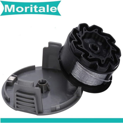 Wire spool for BOSCH UniversalGrassCut Trimmer 18 18-26 18-260 F016800570 with cap (2 pieces)..