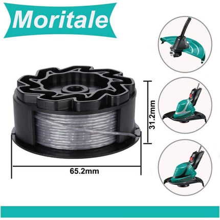 Wire spool for BOSCH UniversalGrassCut Trimmer 18 18-26 18-260 F016800570 with cap (2 pieces)..