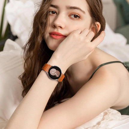 Braided Strap for Samsung Galaxy Watch 6 4 classic/5 Pro 45mm 47mm 43mm 44mm 40mm Magnetic Strap Without Gap Galaxy watch 6 band space gray space gray 6 classic 43mm 47mm.