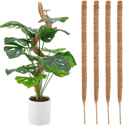 pcs Monstera moss pole for potted plants, bendable plant support.