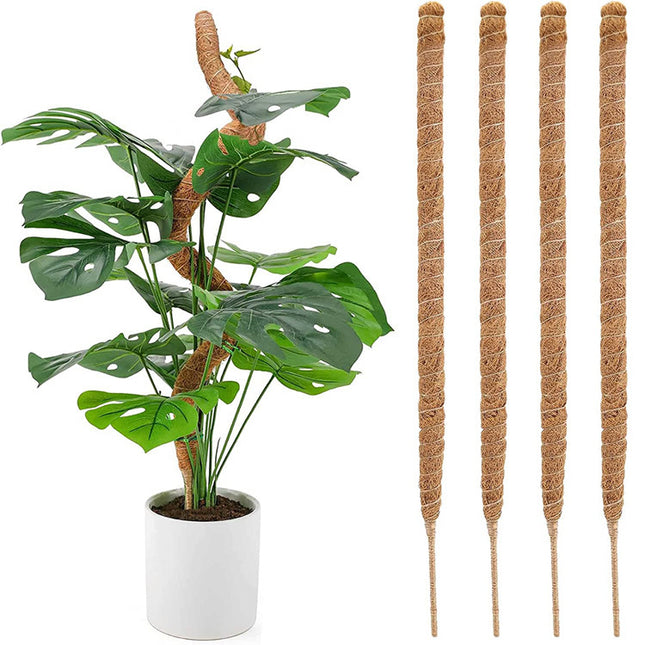 pcs Monstera moss pole for potted plants, bendable plant support.