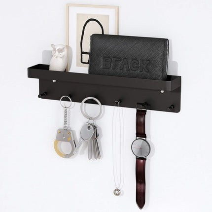 Self-adhesive Key Hooks Key Holder for Wall 6 Hooks Key.