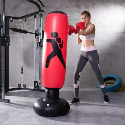 Sandbag 160cm Standing Sandbag for Karate, Taekwondo.