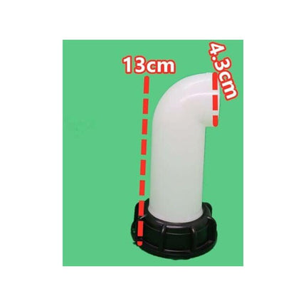 pcs Water Tank Nozzle Valve, Water Tank Valve, IBC Water Tank Adapter 60mm, for Dead IBC Tank (White).