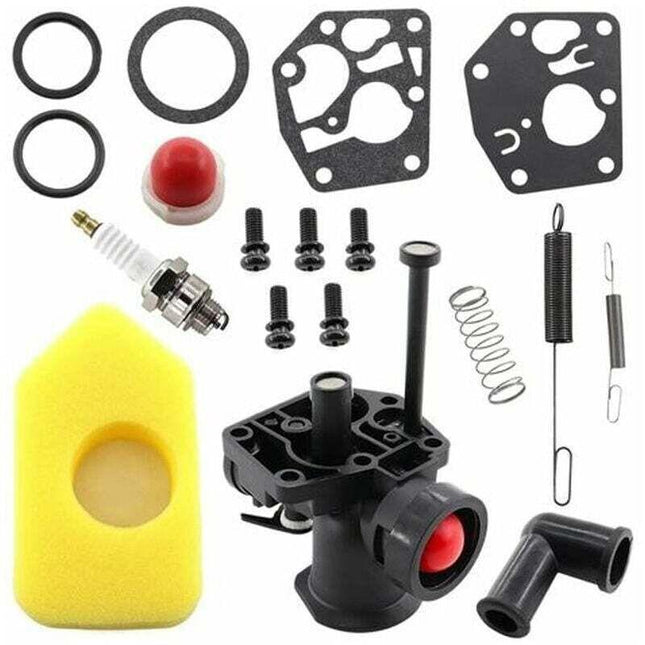 Carburetor Kit for Lawn Mower, Regulator Spring 691859 692211, Diaphragm 795083 495770, Briggs & Stratton 499809 498809A 494406 and Air Filter 698369,.