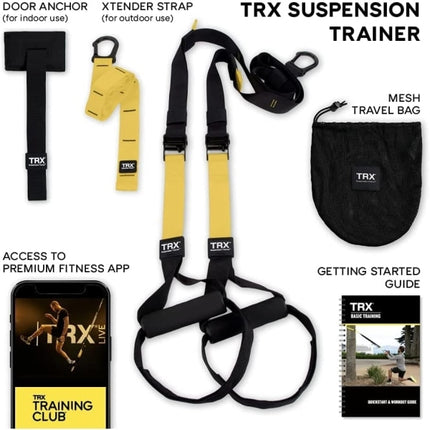 TRX All-in-One Suspension Trainer - Home gym system for the experienced gym enthusiast, including access to TRX Training Club-WELLNGS.