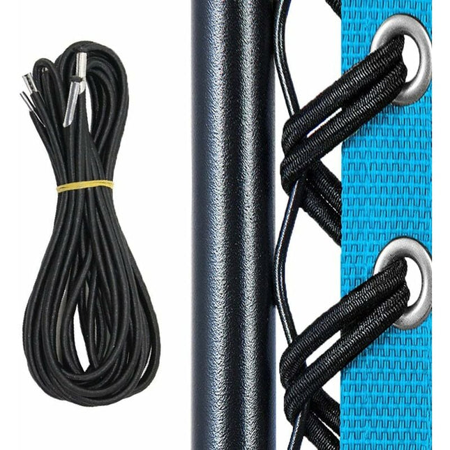 Drawstring, rubber band, folding chair accessories (black export (a set of 2 long and 2 short)),.
