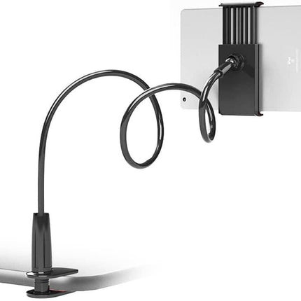 Gooseneck Tablet Holder, Tablet Stand for Bed Gooseneck Mount Flexible Arm 360 Clamp.