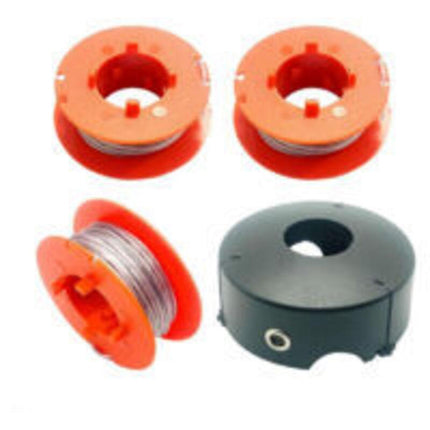 F016800175 Wire spool for Bosch Art 23 26 30 Easytrim and Combitrim, Pro-Tap Automatic spool soft cord, 8M x 1.6 mm with cover F016L71088 (3 spools + 1 cover).