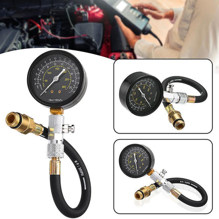 Universal Engine Compression Tester Professional Cylinder Compression Meter for Motorcycle.