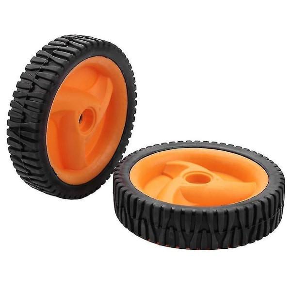 2-pack 196 mm lawn mower wheels compatible with Husqvarnaa Mcculloch 5324025-67, 5324029-36, 53240256.