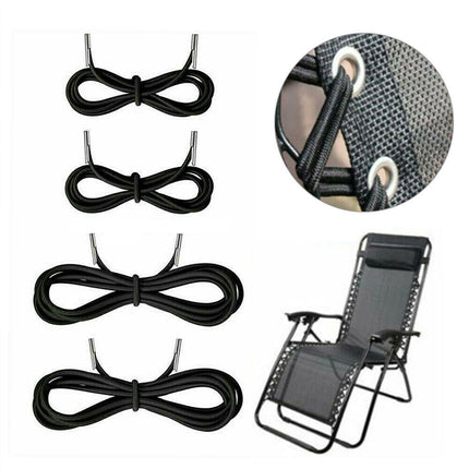 8pcs Folding Chair Sun Lounger Accessories Elastic Attachment Bungee.