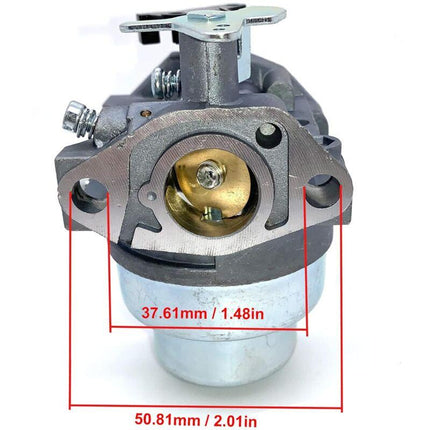 Gcv160 carburetor kit with gasket and filter for Honda HR series black 1pc.