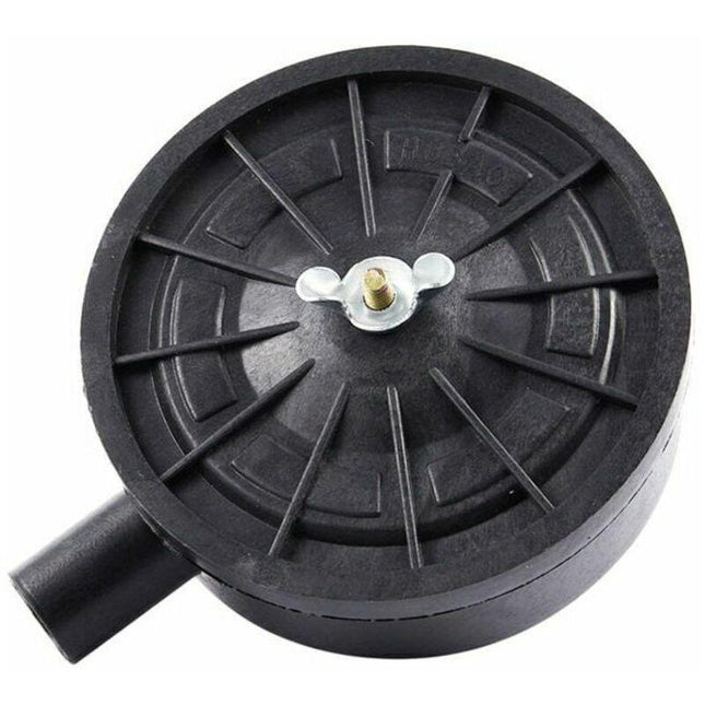 Air Filter Compressor Filtration Silencer 20mm Male Connector Black, DEBUNS.