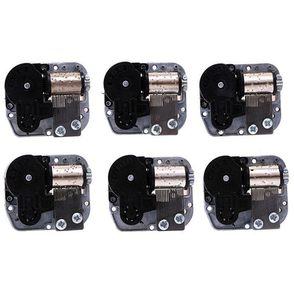 Mechanical DIY Music Box Sankyo Musical Movement + Screws + Blac Black A2;Swan Lake.
