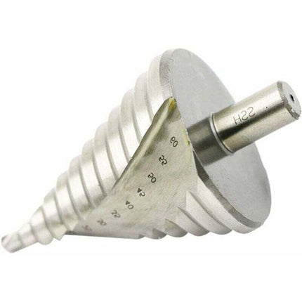 HSS Step Drill Ø 6-60mm - Spiral Large Cone Drill for Metal, Wood, Plastic..DEBUNS.