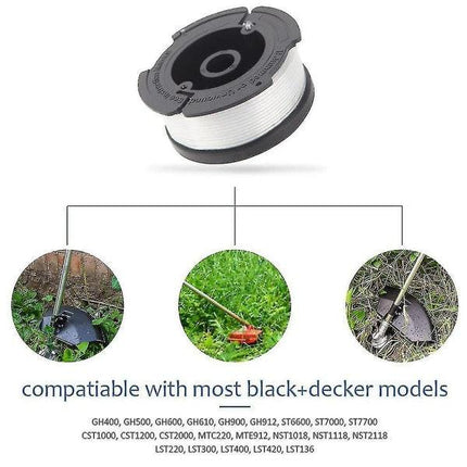 Black+decker A6481 Spool + 6 Pack Line For Reflex Strimmer null none.