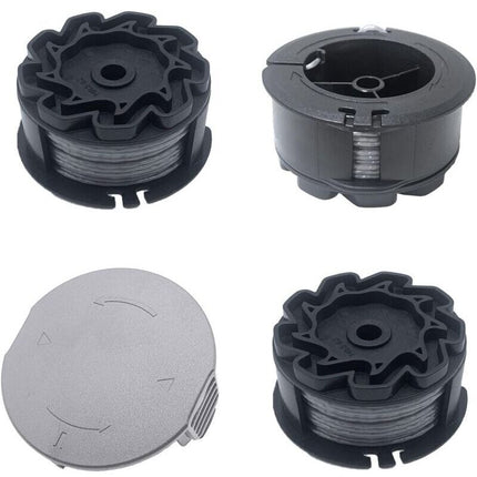 Set of 3 replacement spools for UniversalGrassCut 18V-26/18V-260/18/18-26/18-260, for ‎F016800570 and 1600A01R5J (6 m, 1.6 mm)..DEBUNS.