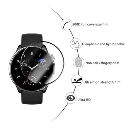 1-2 pcs compatible with Amazfit Gtr Mini Gtr 4 3 2 Pro 2E Smart Watch Full Cover Protection Cure Film Gtr3 Gtr4 Glass for Amazfit GTR 4 1 pc.