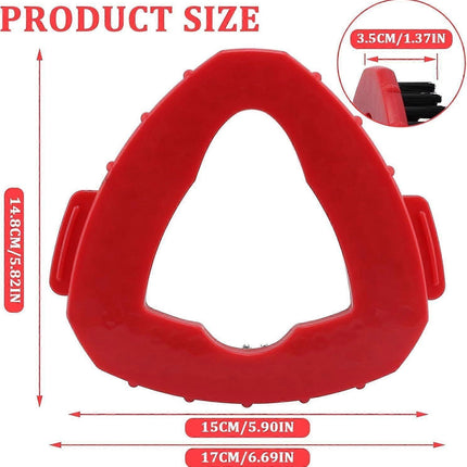 Mop Heads Replacement Scrubbing Brush Mop Head for Vileda Turbo Spin Mop, Hard Bristle Carpet Brush Cleaning Brush for Bathroom Garage Kitchen1x Brush 1x Brush Red.