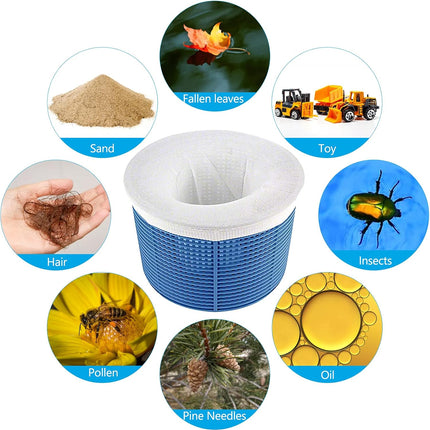 20 pcs Pool Skimmer Socks Pool Filter Sock for.
