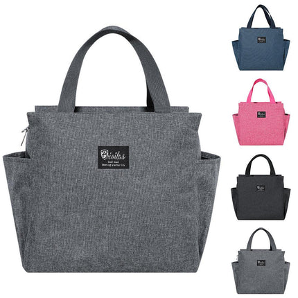 Lunch Bag for Adult Children Thick Portable Black.