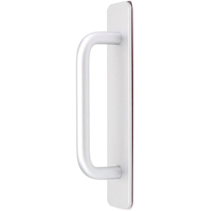 2pcs Self-Adhesive Aluminum Alloy Door Handle Push-Pull Sliding Door Handle Without Drilling for Gate Cabinet Toilet, 150 x 25mm.