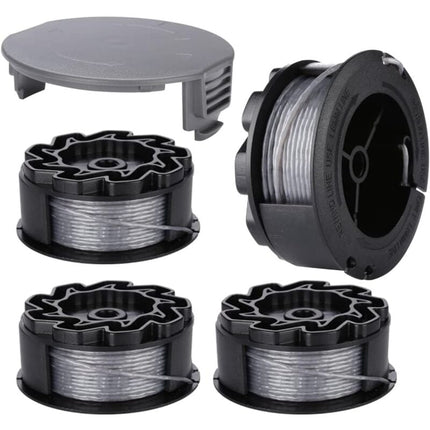 Line spool for BOSCH UniversalGrassCut Trimmer 18 18-26 18-260 F016800570 with cap (4 pieces).