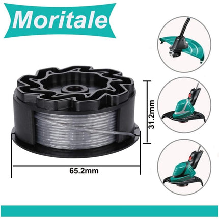 Line spool for BOSCH UniversalGrassCut Trimmer 18 18-26 18-260 F016800570 with cap (4 pieces).