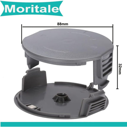 Line spool for BOSCH UniversalGrassCut Trimmer 18 18-26 18-260 F016800570 with cap (4 pieces).