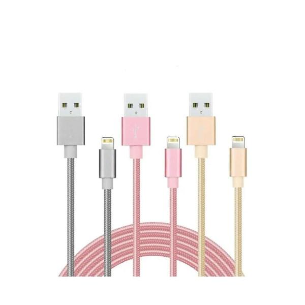 2m 2A Fast Charging Cable Charging Cable Nylon for Apple Iphone.