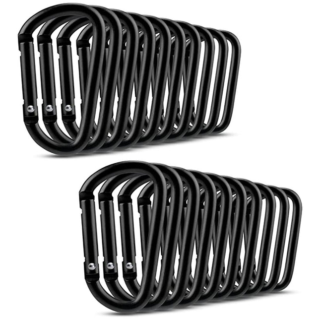 20 pcs Small Carabiners, Multifunctional Aluminum D-ring Clips_max.