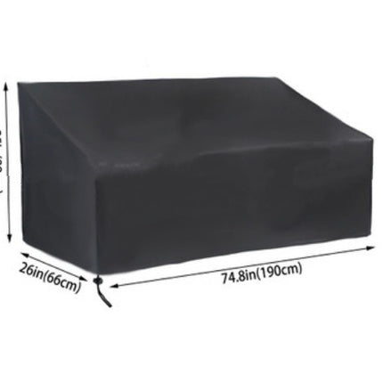 Sofa Cover Waterproof, 4-Seater Outdoor Sofa, Heavy Duty Deep Lounge, Large Garden Furniture with Air Vent.