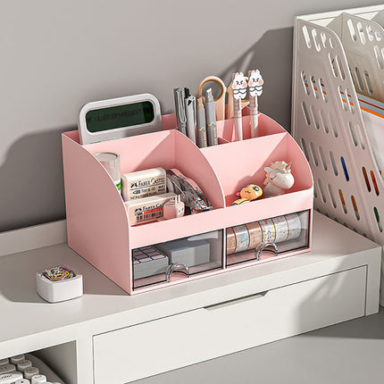 Desktop Storage Box White/Blue/Pink Paper Boxes Type Other Blue.