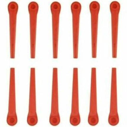 100 pcs Plastic Replacement Blades for GARDENA EasyCut LI-18/23R.