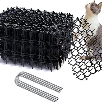 12 pcs 15 cm x 20 cm Spike Mat, Cat Scare with Spikes, Dog Mat, Plastic Net for Animals.