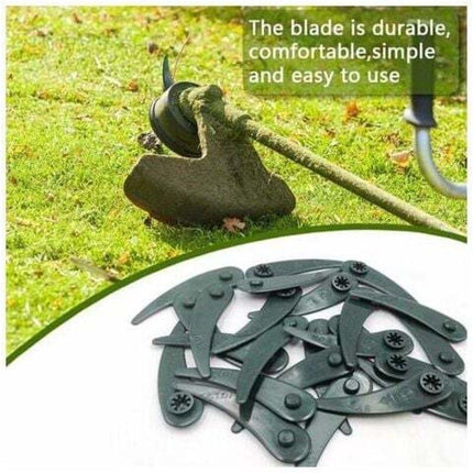 Pack of 24 replacement blades for Bosch Durablade Art 23-18 LI Art 26-18 LI lawn mowers, green..