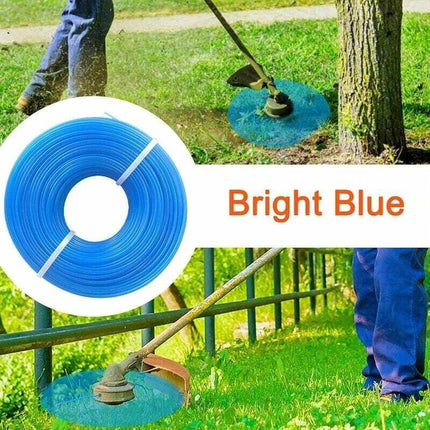 Round Nylon Wire Spool for Trimmer Brushcutter Diameter 1.6 mm Length 100 m, Replacement Wire Trimmer Wire..DEBUNS.