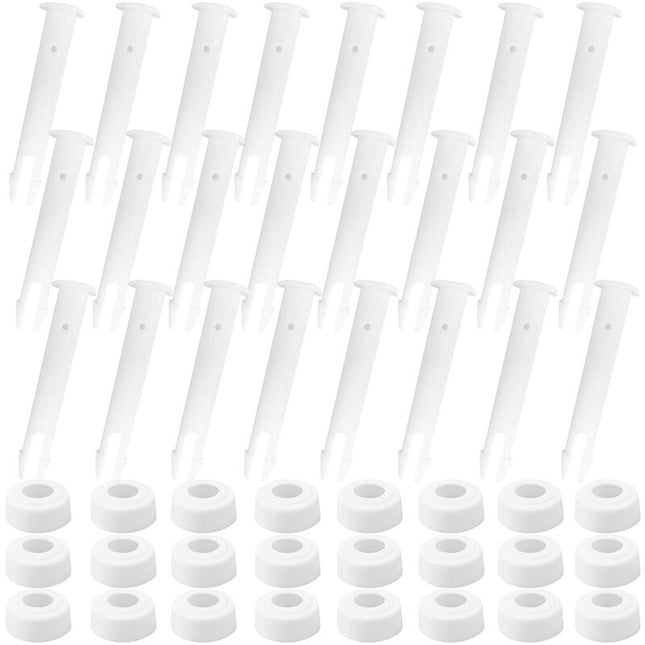 24 pcs Pool Pins, Replacement Pins, Plastic Pool Joints, Plastic Pins, Pool Joints, Pool Frame Pins, Pool Joint Pins (24 pcs).