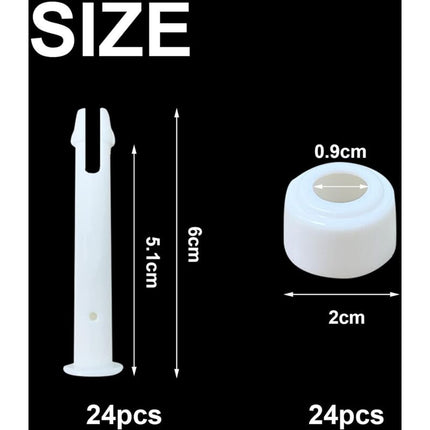 24 pcs Pool Pins, Replacement Pins, Plastic Pool Joints, Plastic Pins, Pool Joints, Pool Frame Pins, Pool Joint Pins (24 pcs).