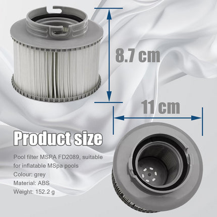 Filter for inflatable MSpa pools 4-pack 4-pack.