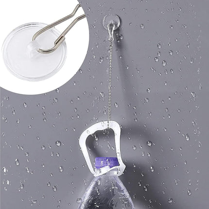 20-pack transparent self-adhesive ceiling hooks, no drilling required, ceiling hooks.