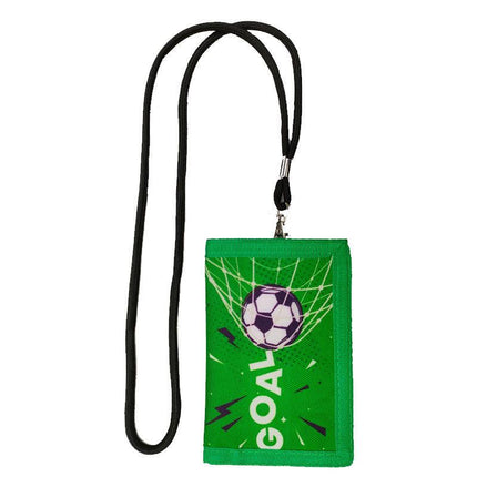 Football Pattern Chest Bag, Coin Purse for Boys, Mini Wallet with.